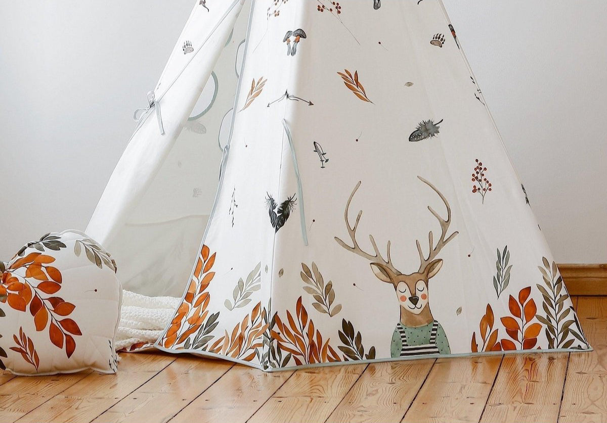 Tenda Teepee “Amici della foresta”