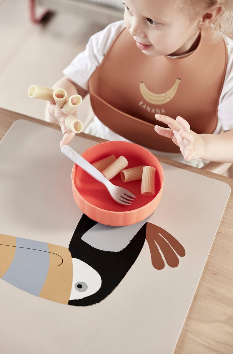 Set Bavaglini in silicone "Yummy" - Banana e Croissant