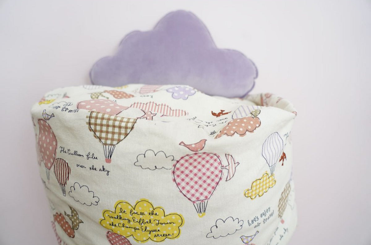 Cuscino Nuvola in Velluto "Viola"