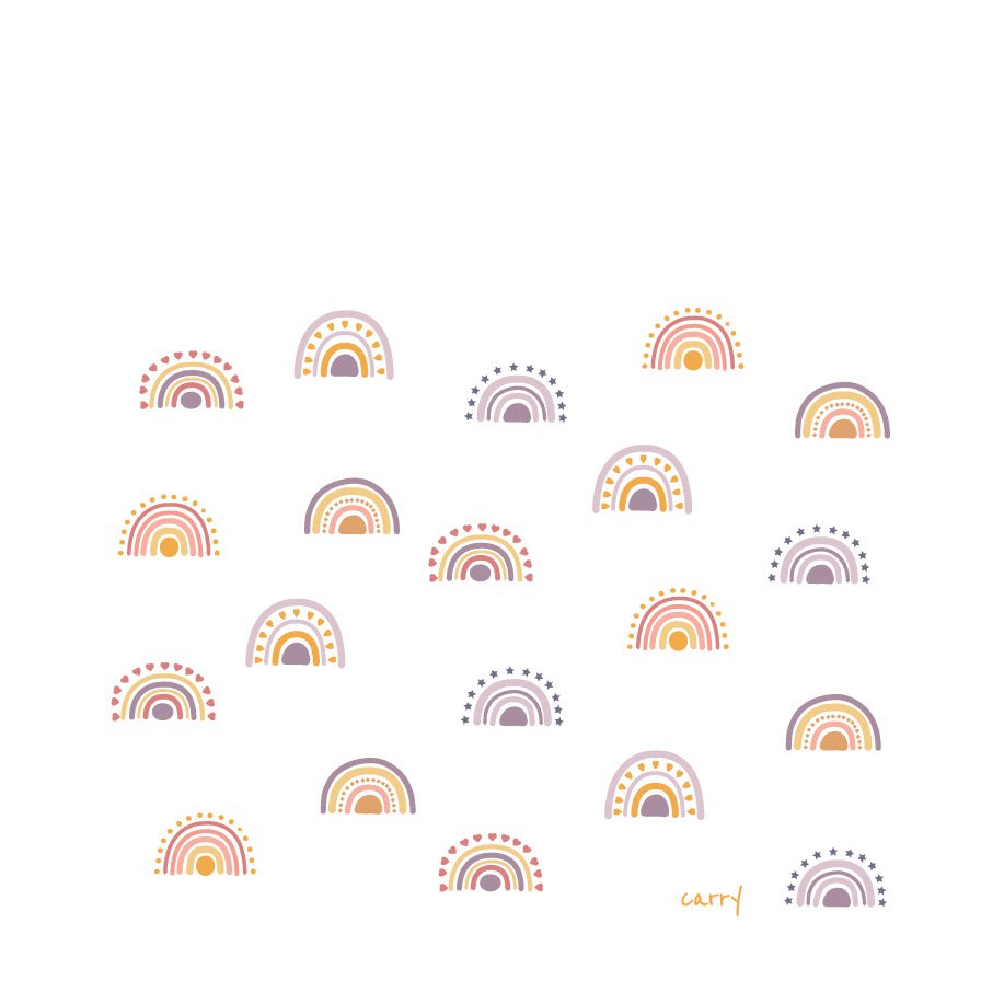 Borraccia in Vetro "Boho Rainbow" 0,7 l