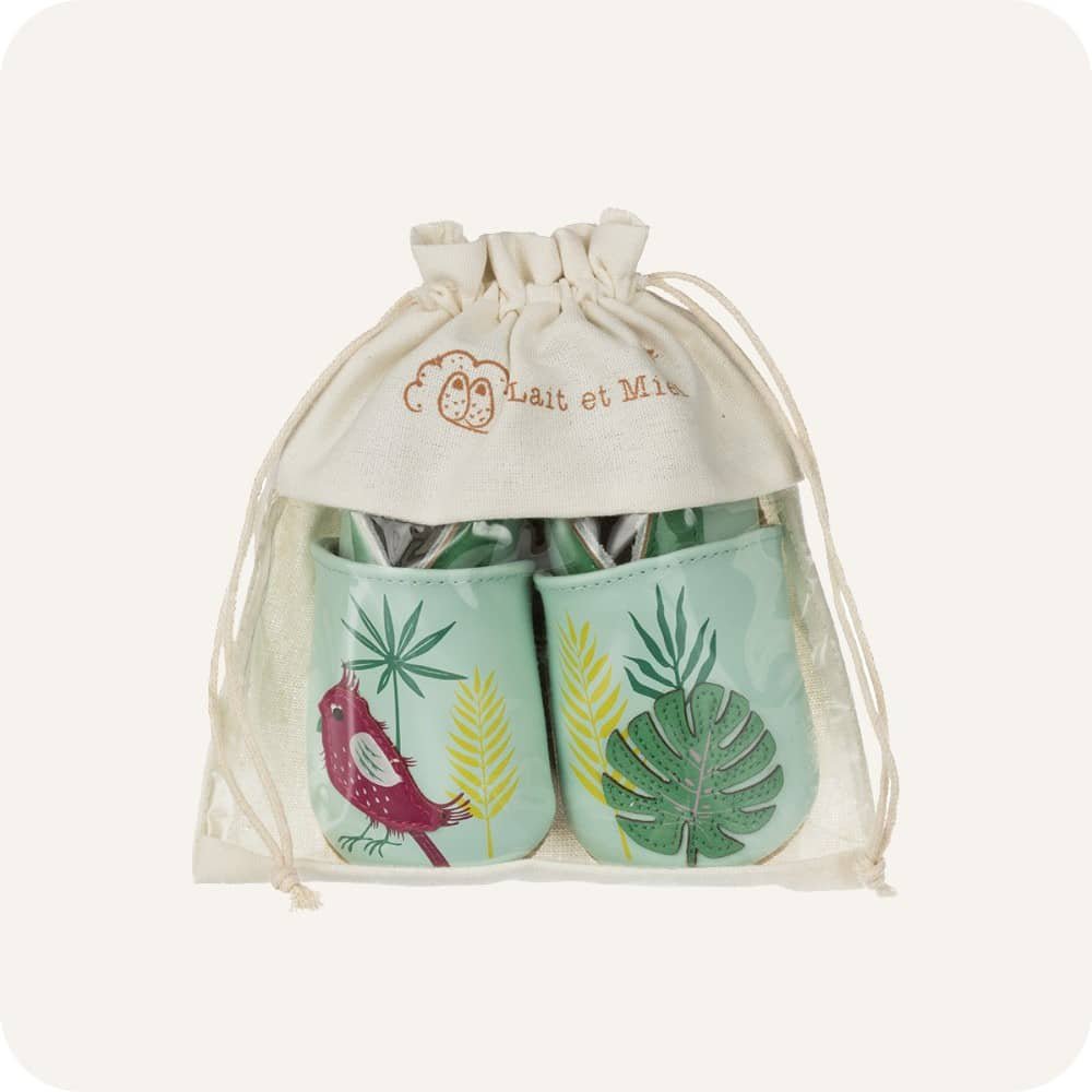 Pantofole in pelle "Tropical"
