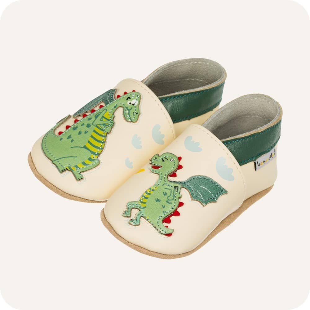 Pantofole in pelle "Draghetto"