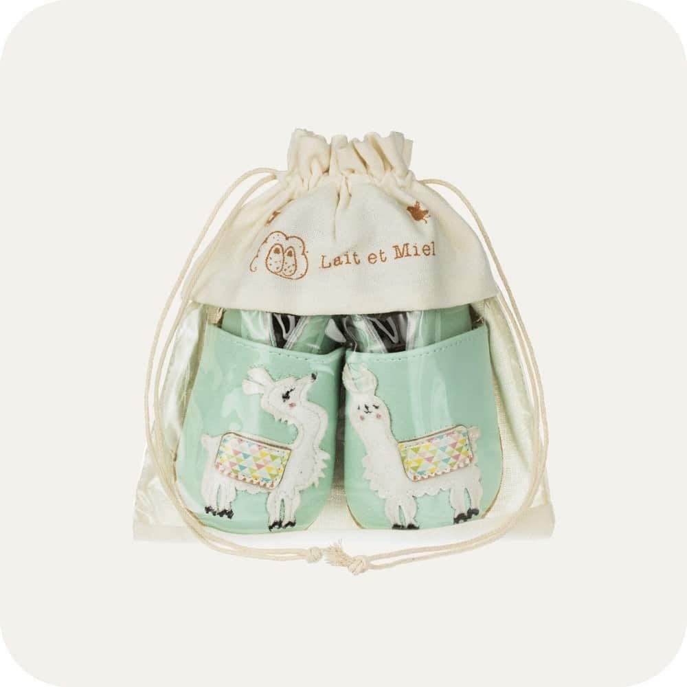 Pantofole in pelle "Lama"