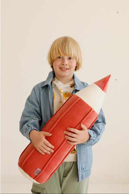 Cuscino in velluto "Pastello Corallo"