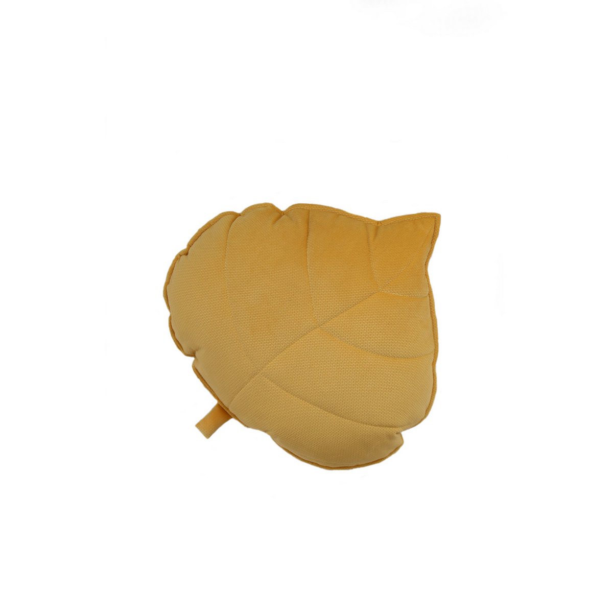 Cuscino Foglia di velluto “Miele”