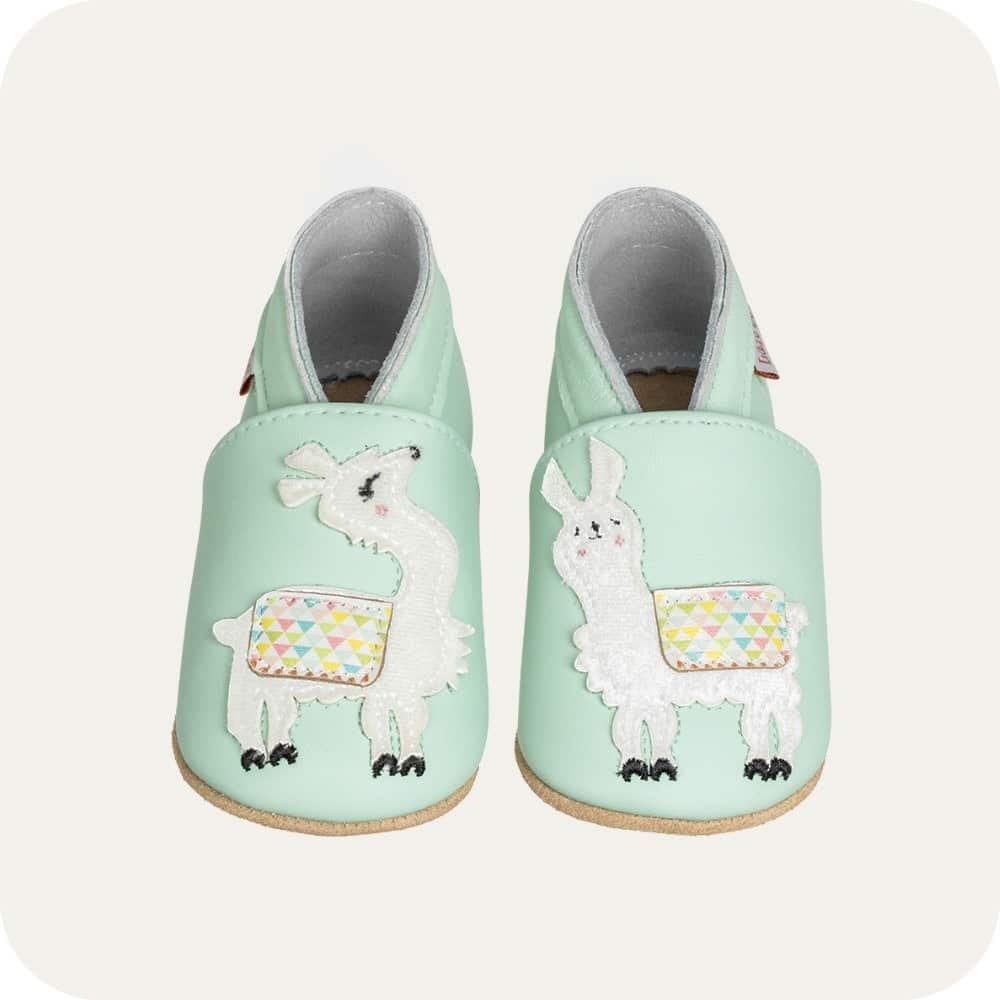 Pantofole in pelle "Lama"
