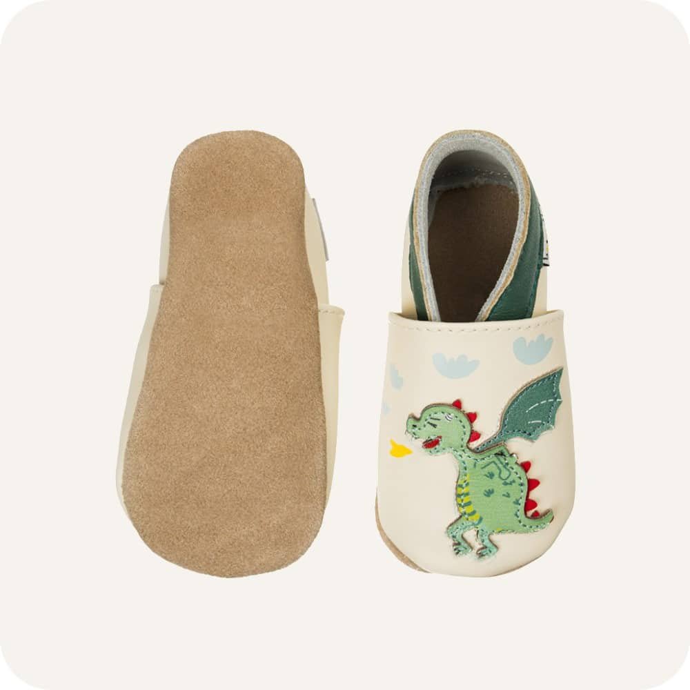 Pantofole in pelle "Draghetto"
