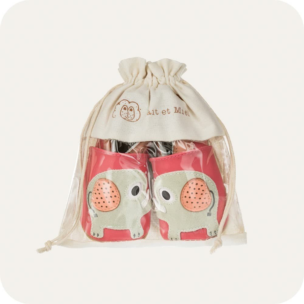Pantofole in pelle "Elefante"