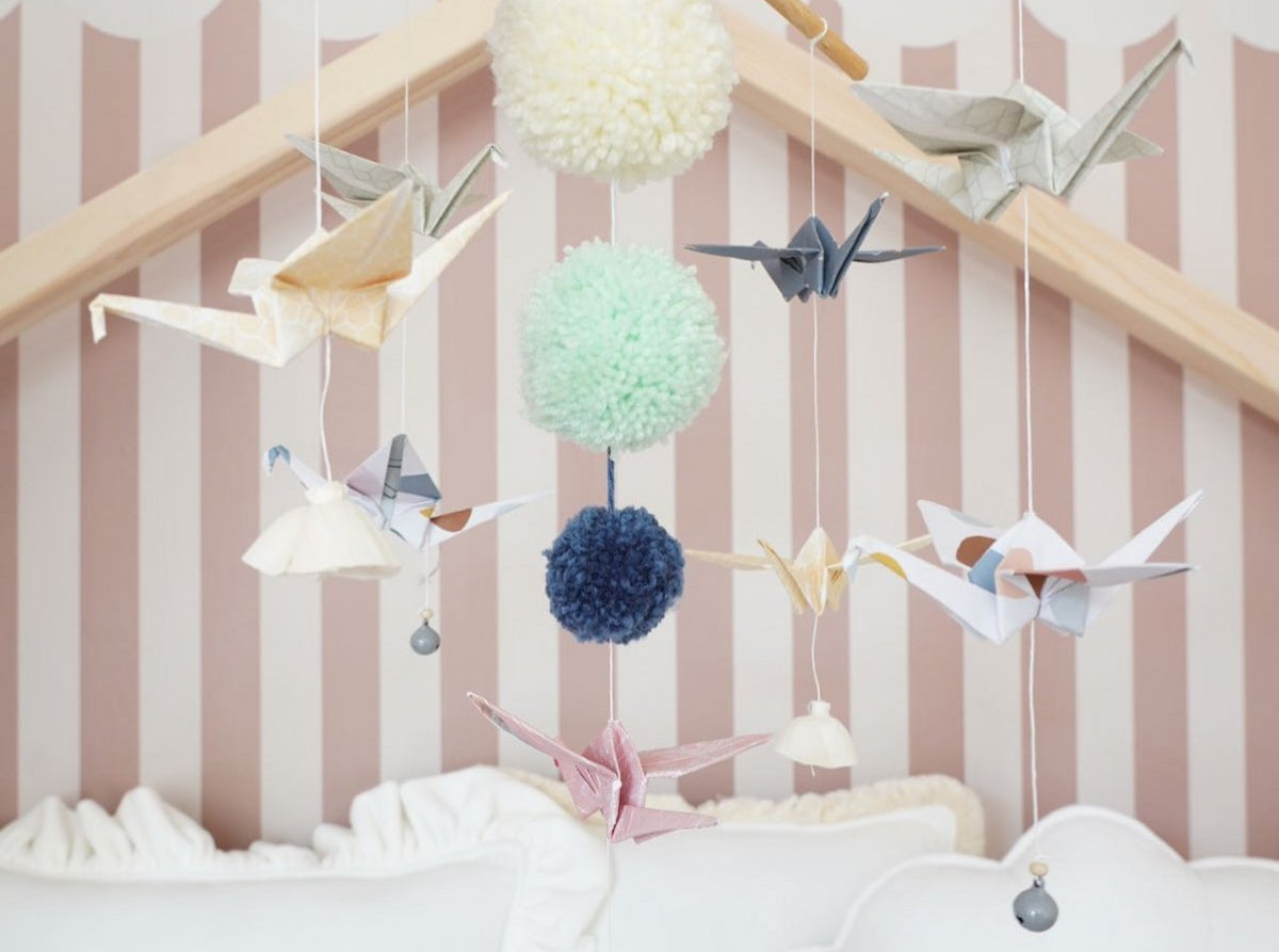 Giostrina Origami “Colori pastello”