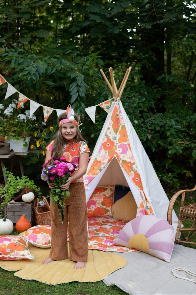 Tenda Teepee “Picnic con i fiori”