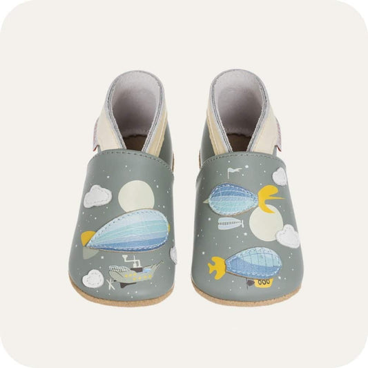 Pantofole in pelle "Dirigibile"