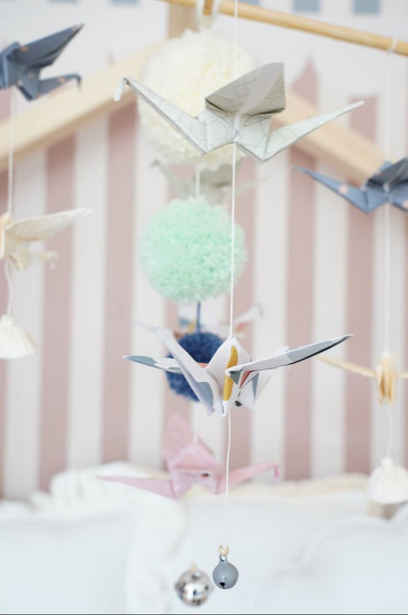 Giostrina Origami “Colori pastello”