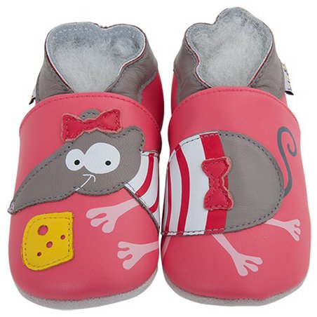 Ciabatte in pelle "Mouse"