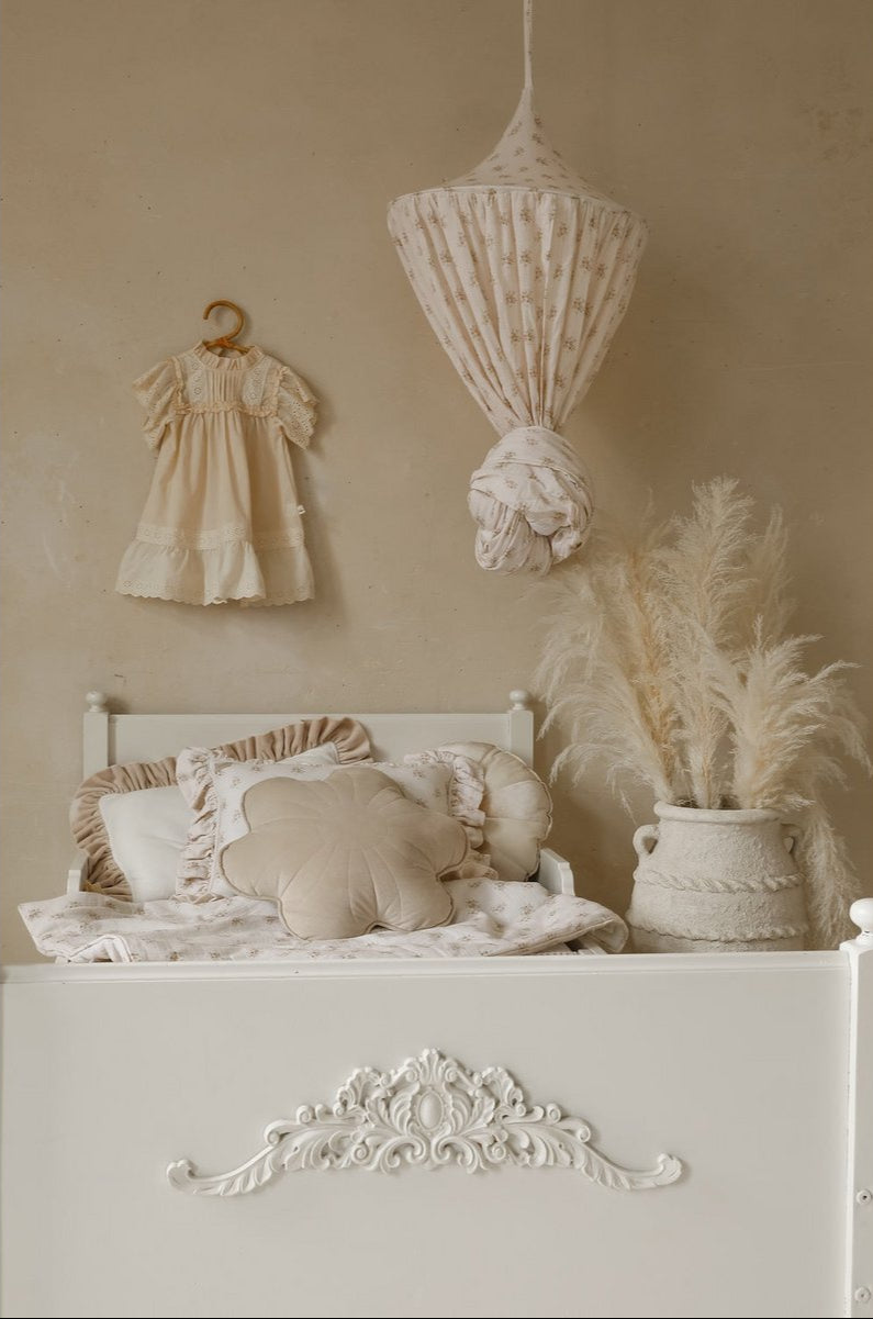 Baldacchino in mussola "Boho Flowers"