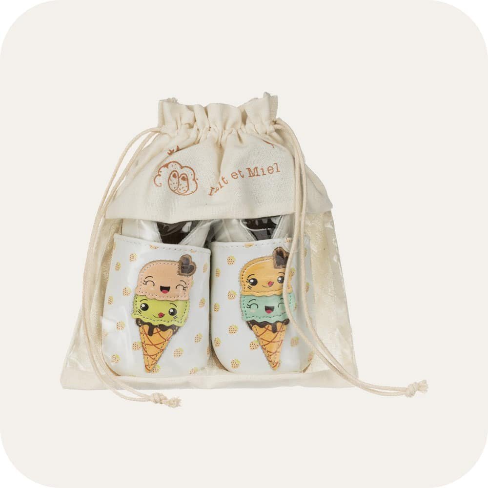 Pantofole in pelle "Coni Gelato"