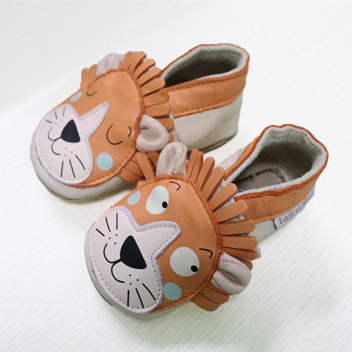 Pantofole in pelle "Leone"