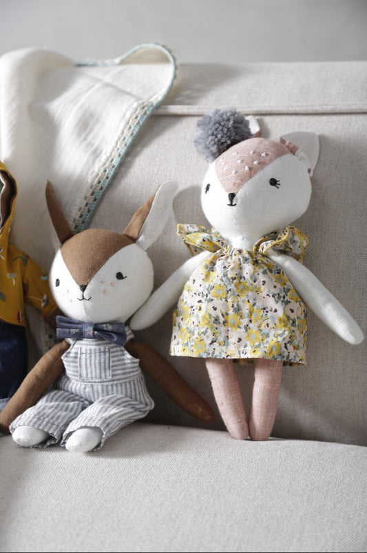 Cerbiatto di pezza "Bambi boy"