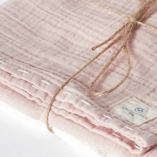 Set Mussole in Cotone Organico "Rosa"