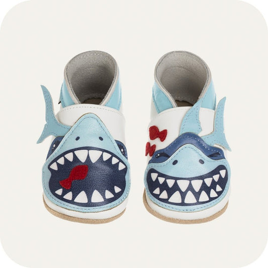 Pantofole in pelle "Shark"