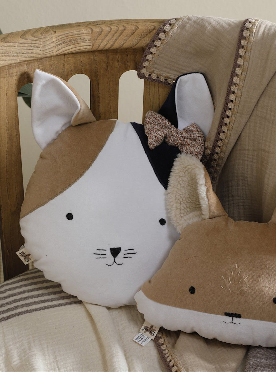 Cuscino Gattino in Velluto
