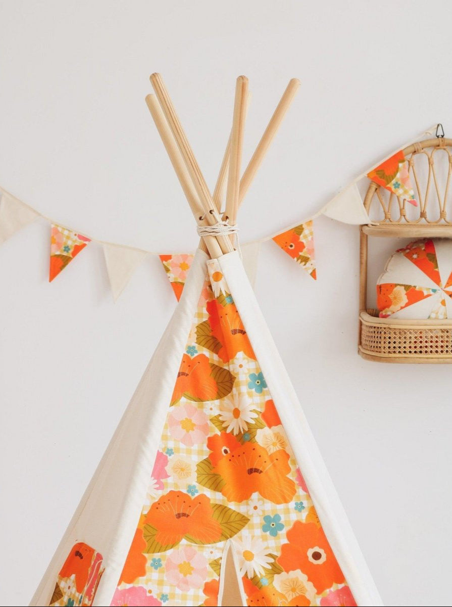 Tenda Teepee “Picnic con i fiori”