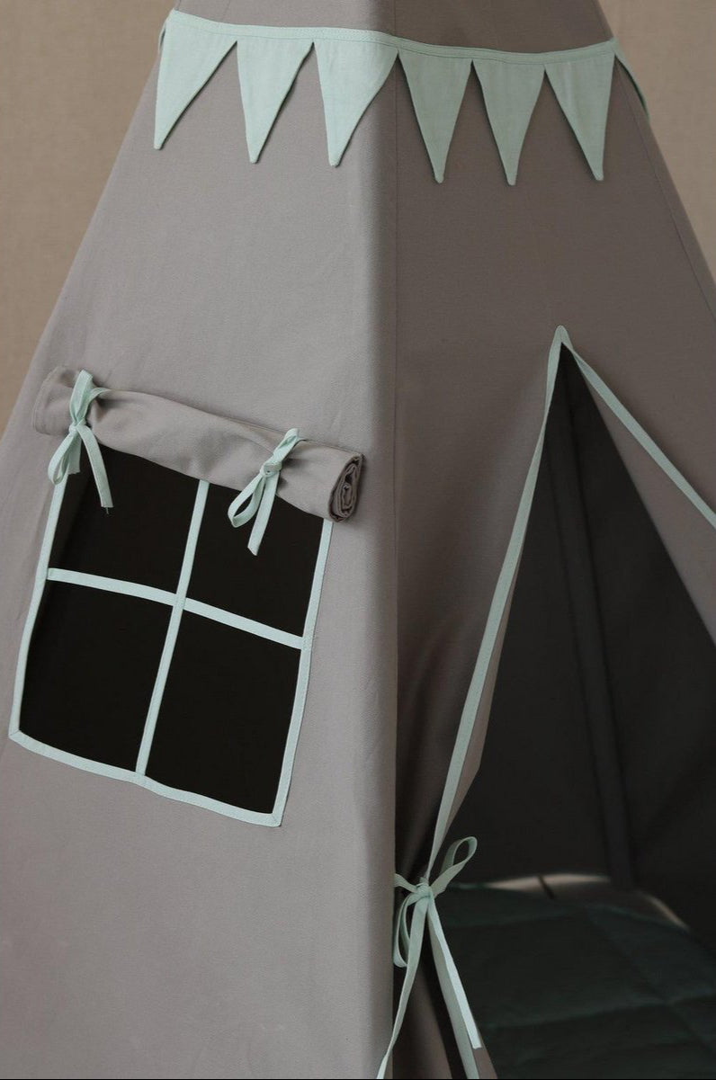 Tenda Teepee "Mint Love"
