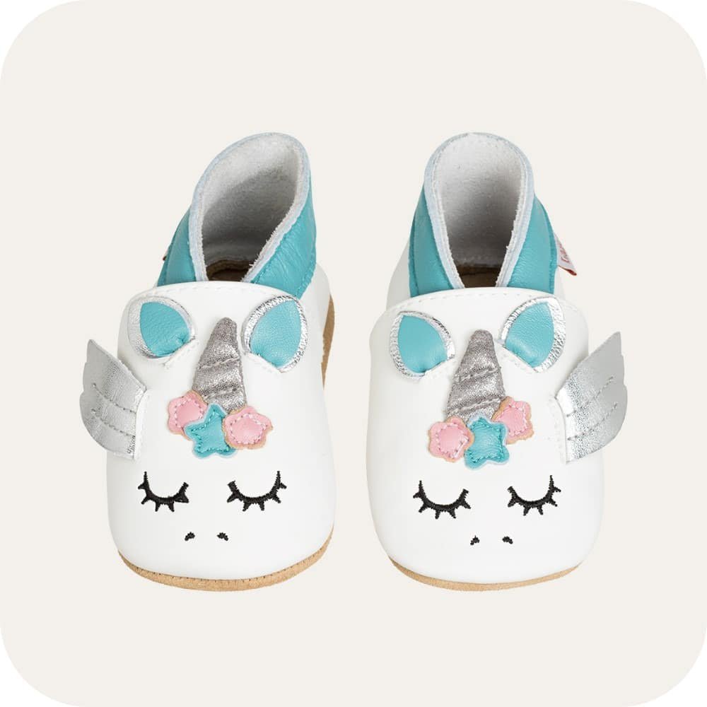 Pantofole in pelle "Unicorno"
