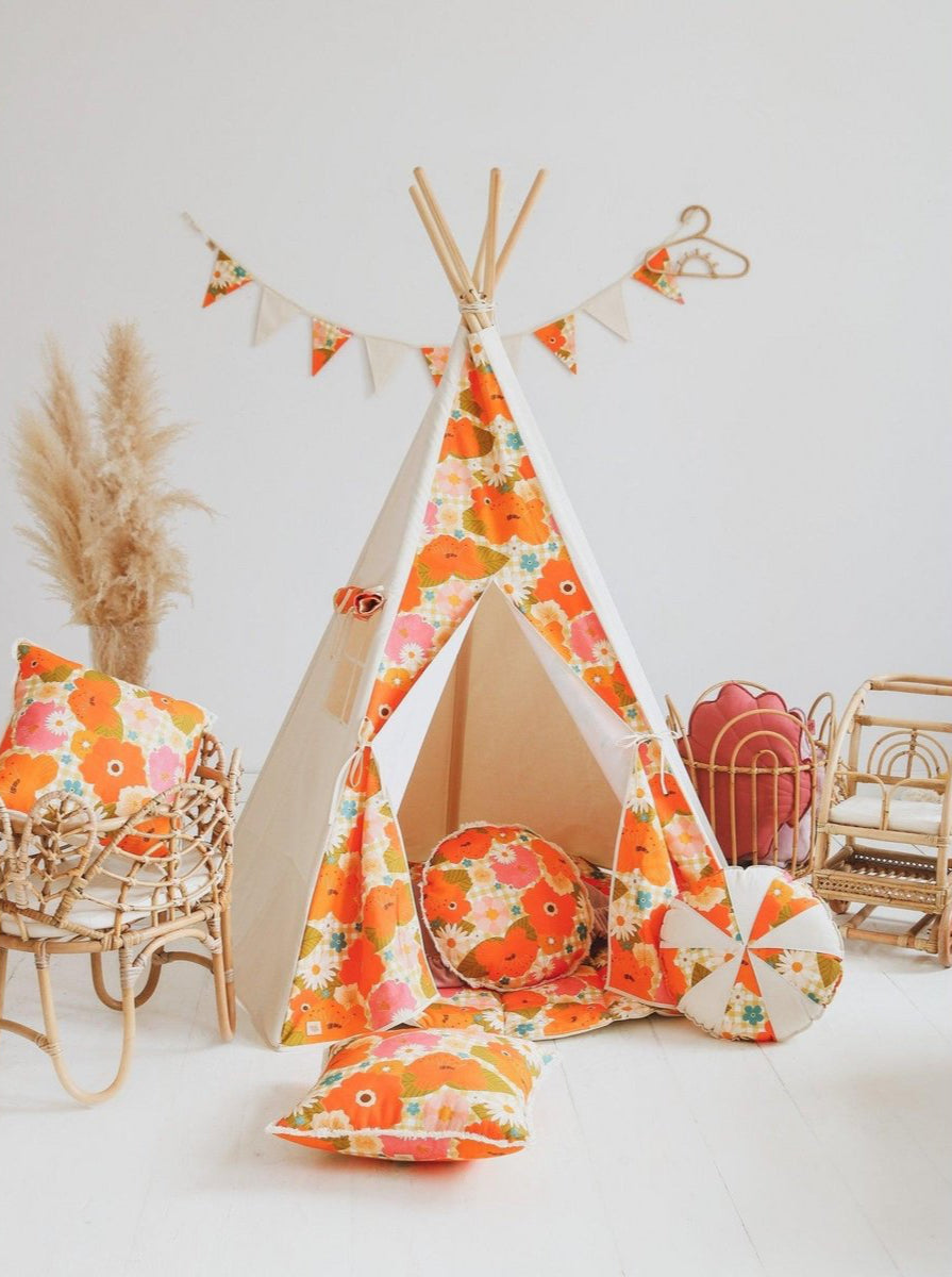 Tenda Teepee “Picnic con i fiori”
