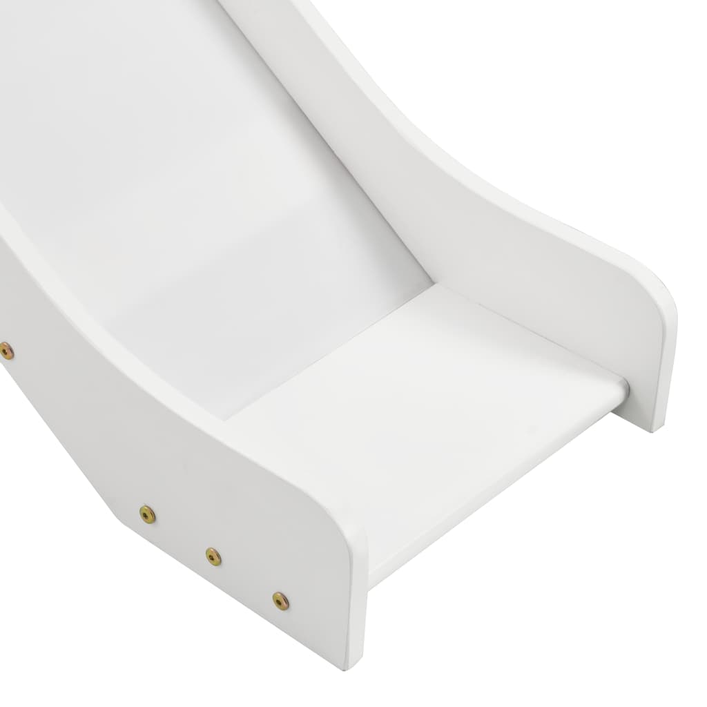Letto A Castello Per Bambini Scivolo E Scala In Pino 97X208Cm