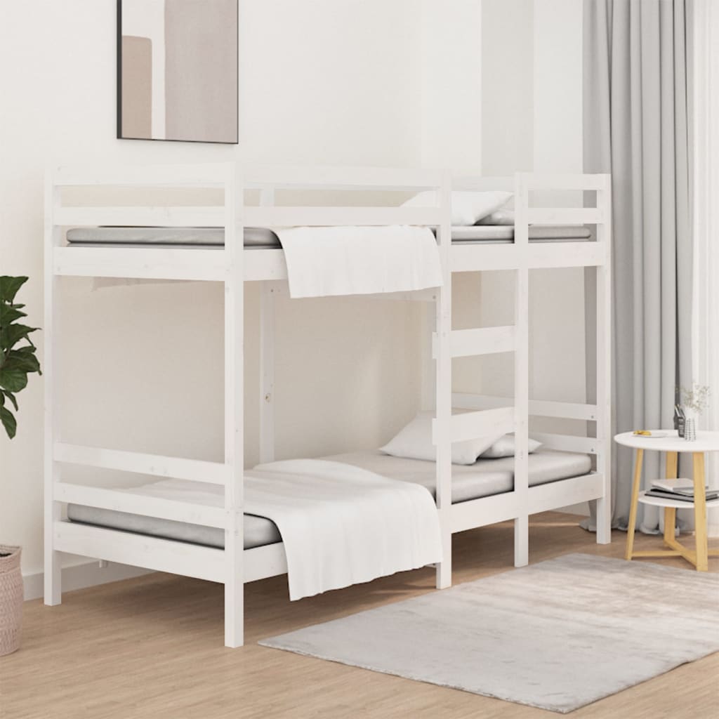 Letto A Castello In Legno Massello Di Pino