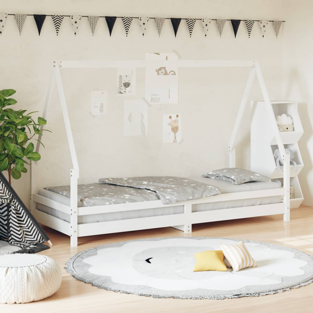 Giroletto Per Bambini 80X160Cm In Legno Massello Di Pino