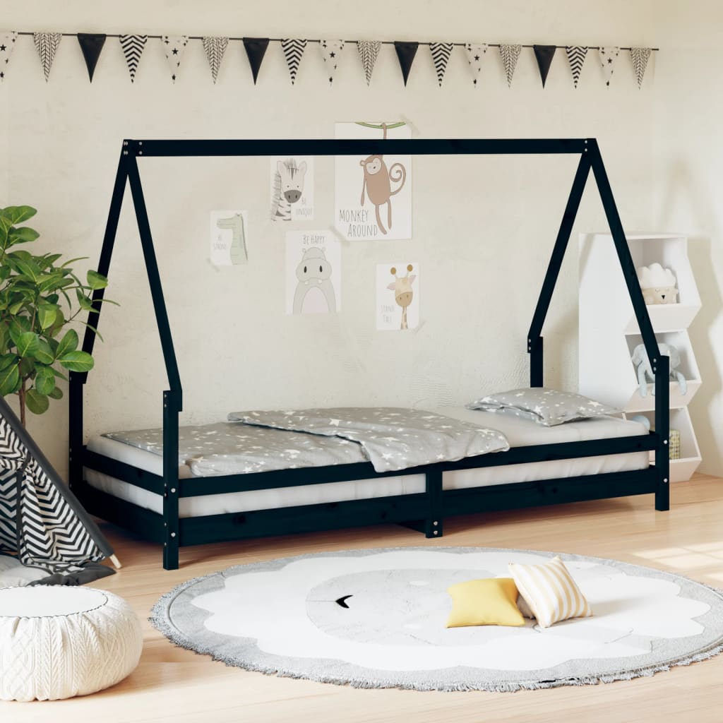 Giroletto Per Bambini 80X160Cm In Legno Massello Di Pino