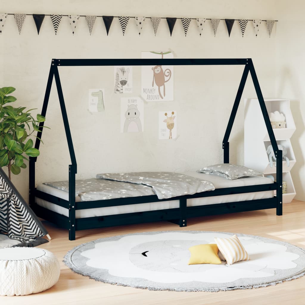 Giroletto Per Bambini 80X160Cm In Legno Massello Di Pino