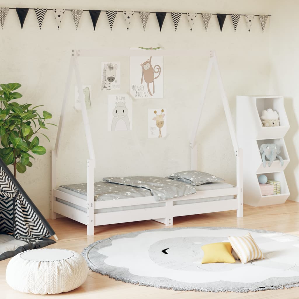 Giroletto Per Bambini 80X160Cm In Legno Massello Di Pino
