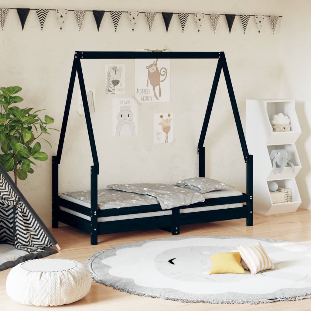 Giroletto Per Bambini 80X160Cm In Legno Massello Di Pino