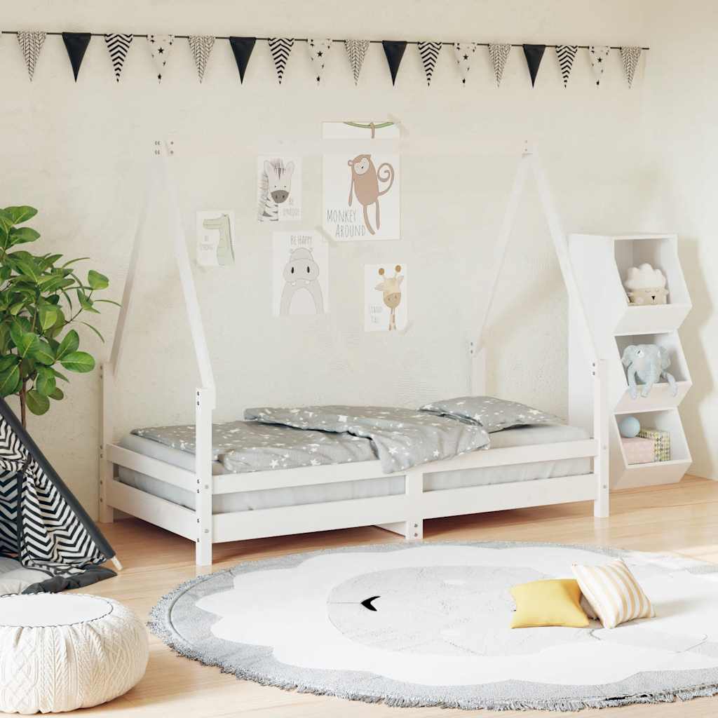 Giroletto Per Bambini 80X160Cm In Legno Massello Di Pino