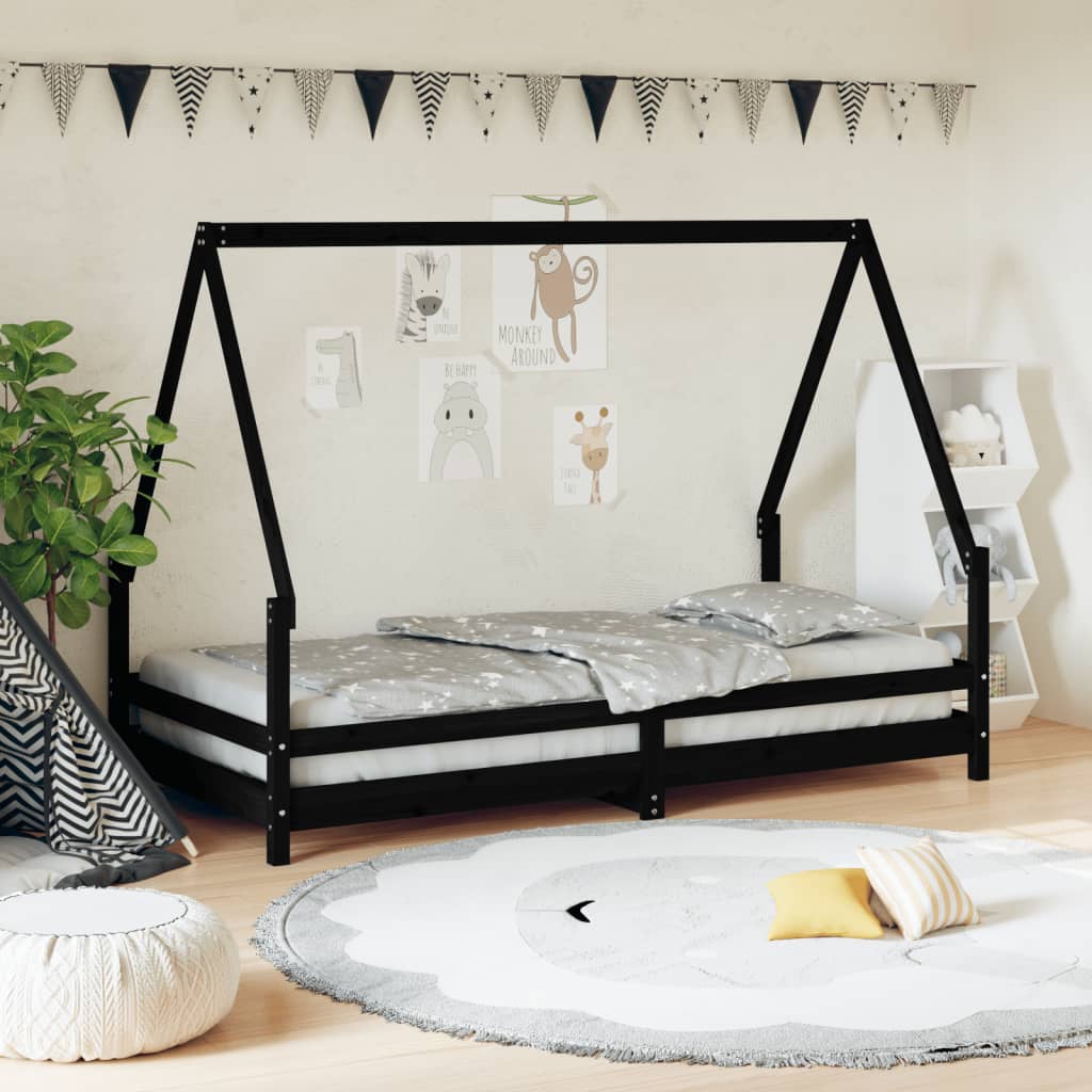 Giroletto Per Bambini 80X160Cm In Legno Massello Di Pino