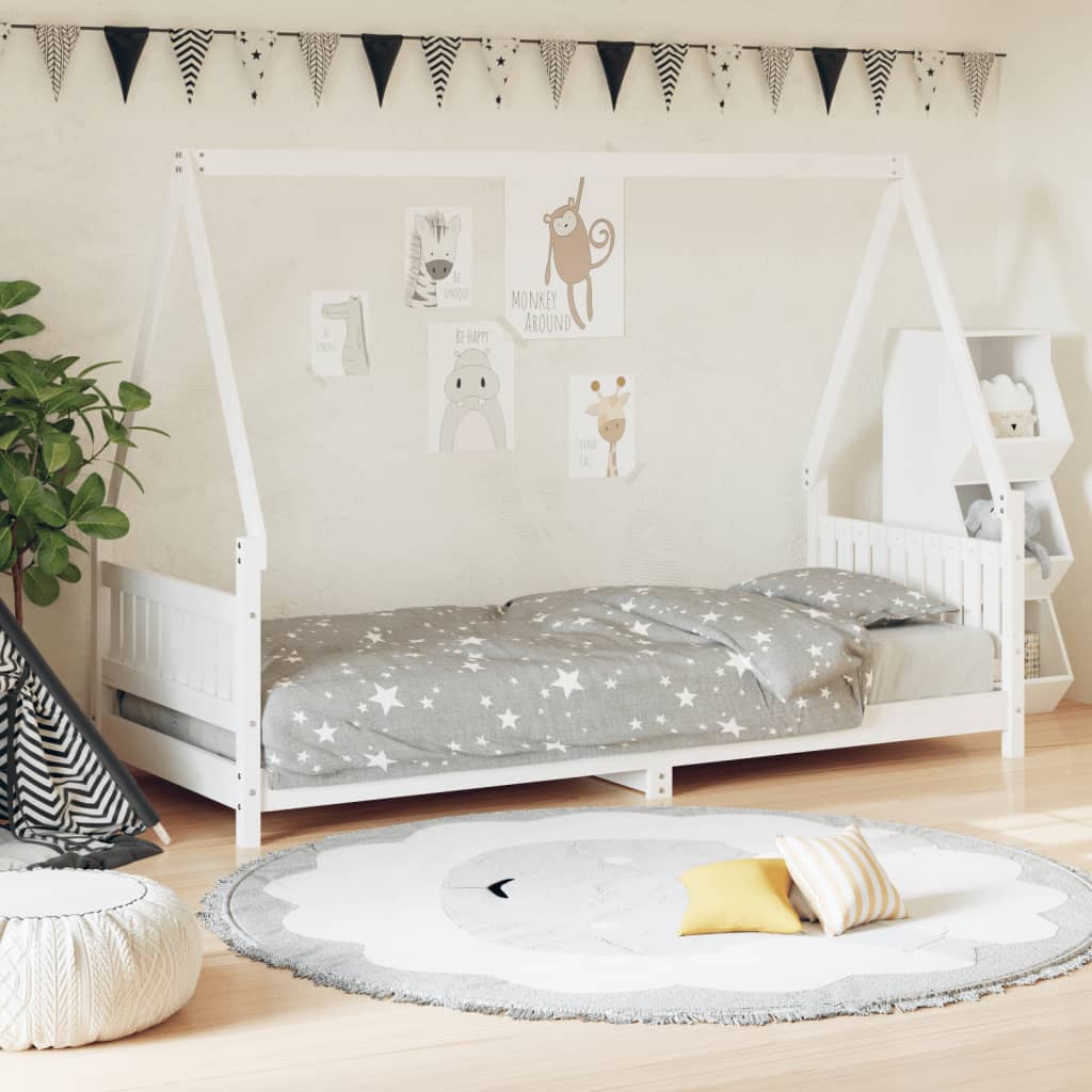 Giroletto Per Bambini 90X200Cm In Legno Massello Di Pino