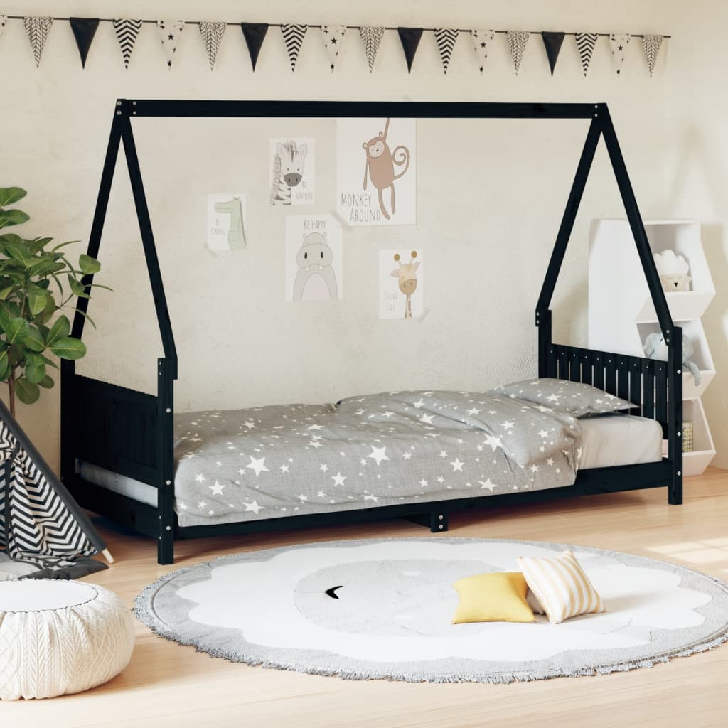 Giroletto Per Bambini 90X200Cm In Legno Massello Di Pino