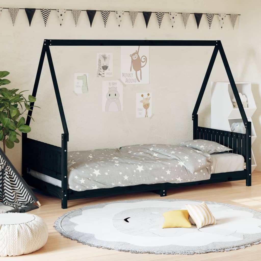 Giroletto Per Bambini 90X200Cm In Legno Massello Di Pino
