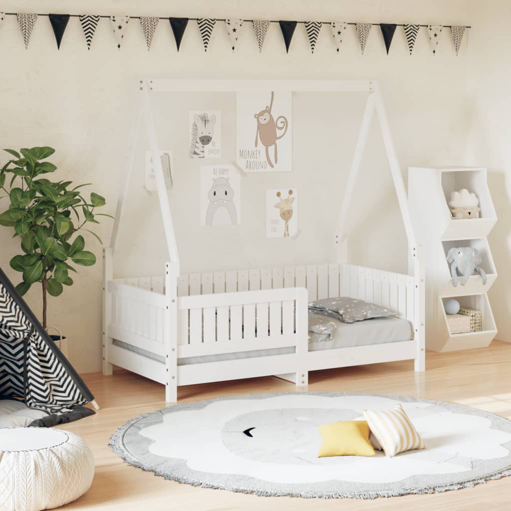 Giroletto Per Bambini 90X200Cm In Legno Massello Di Pino