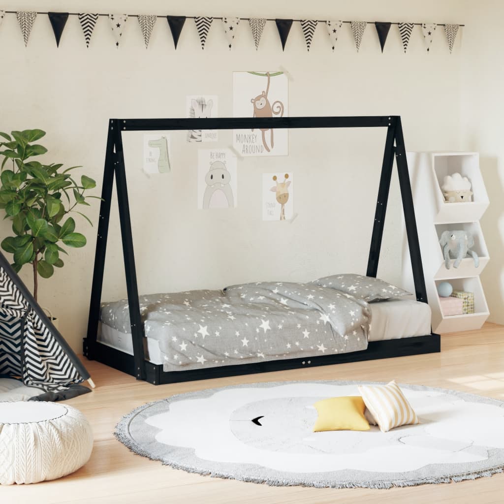 Giroletto Per Bambini 80X160Cm In Legno Massello Di Pino