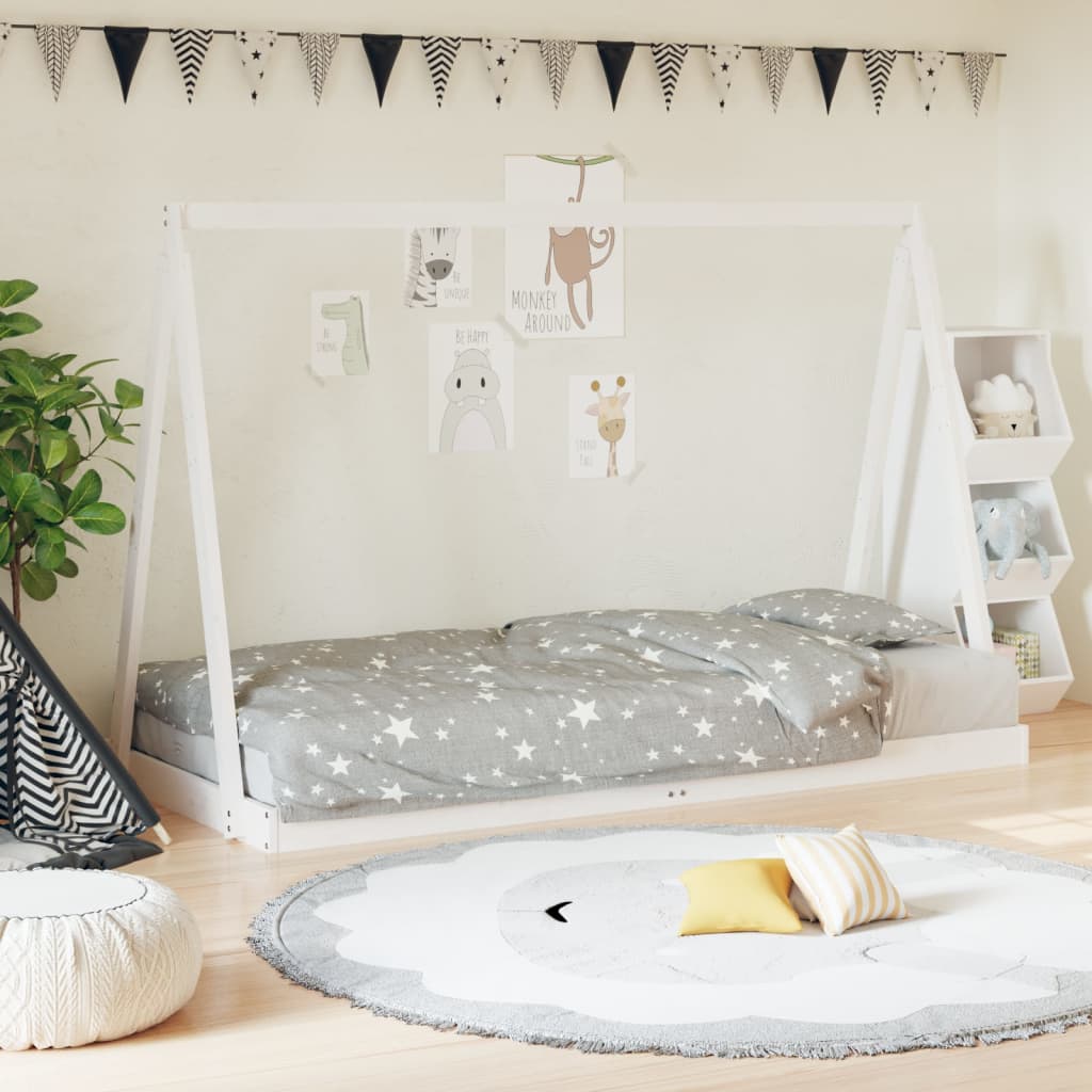 Giroletto Per Bambini 80X160Cm In Legno Massello Di Pino