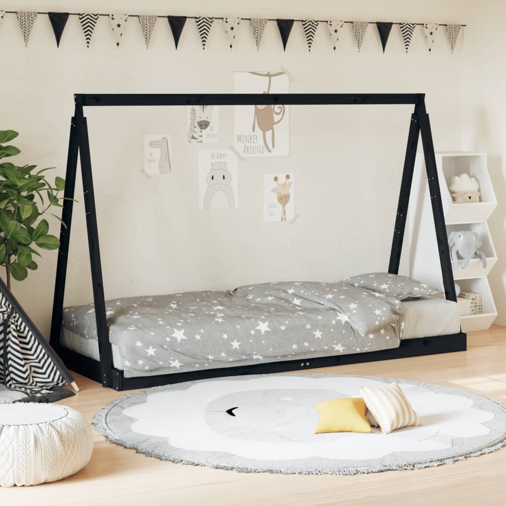Giroletto Per Bambini 80X160Cm In Legno Massello Di Pino