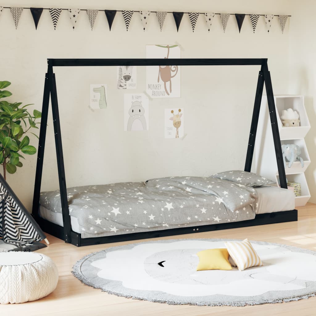 Giroletto Per Bambini 80X160Cm In Legno Massello Di Pino