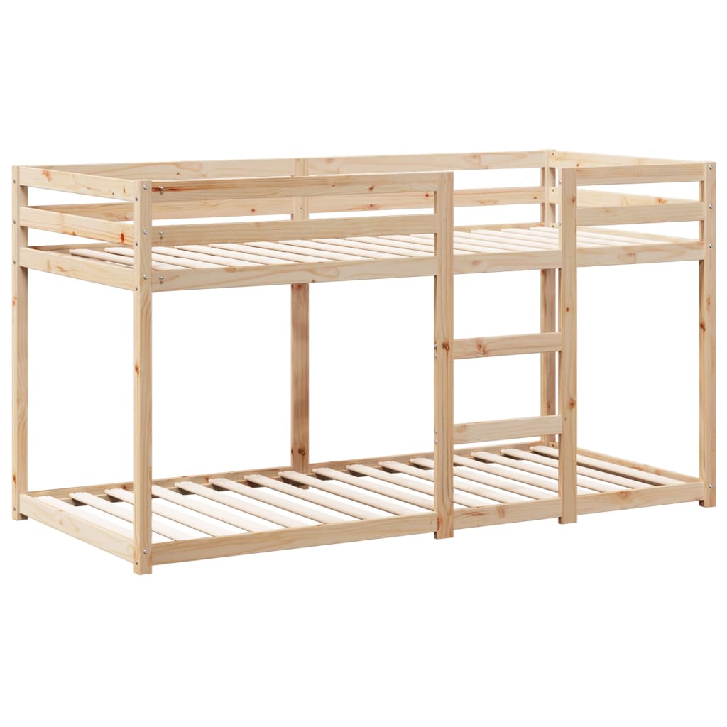 Letto A Castello Senza Materasso 90X200Cm Massello Pino