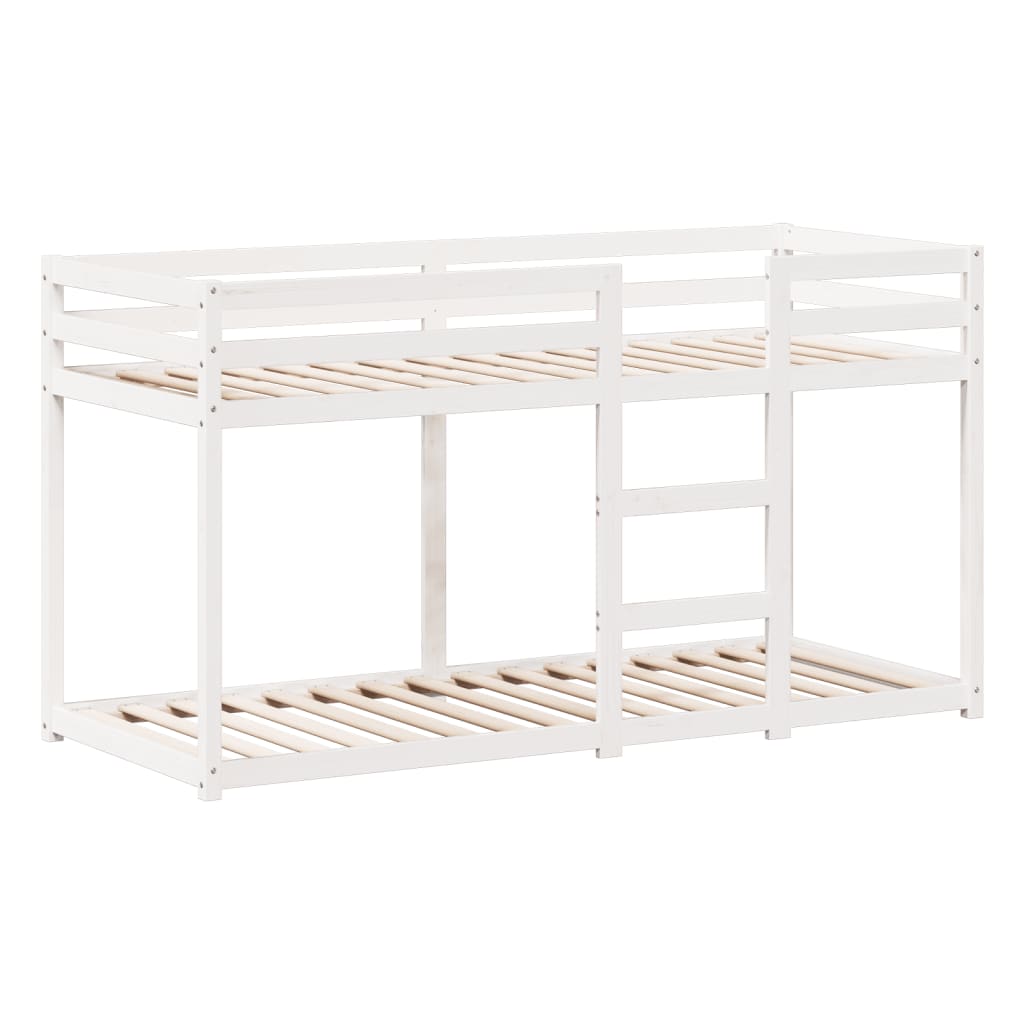 Letto A Castello Senza Materasso 90X190Cm Massello Pino