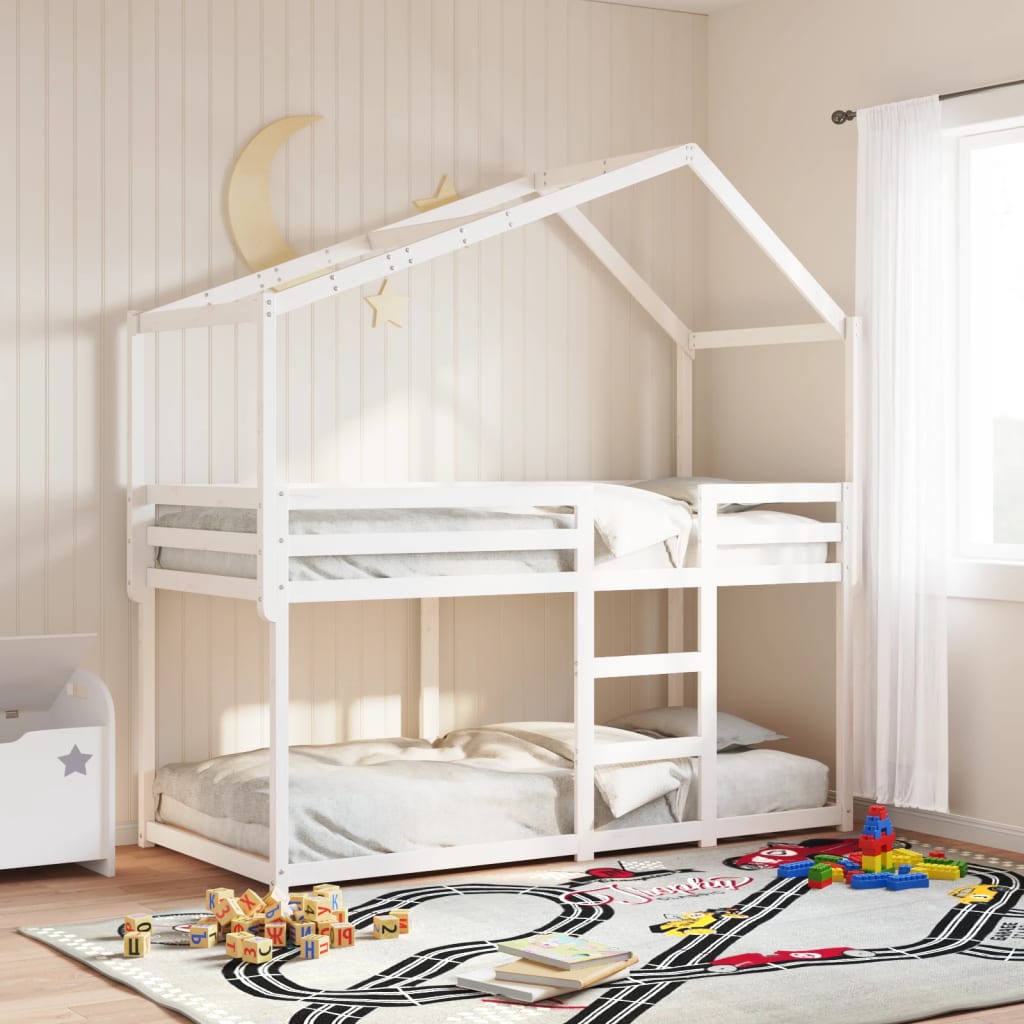 Letto A Castello Senza Materasso Legno Di Pino