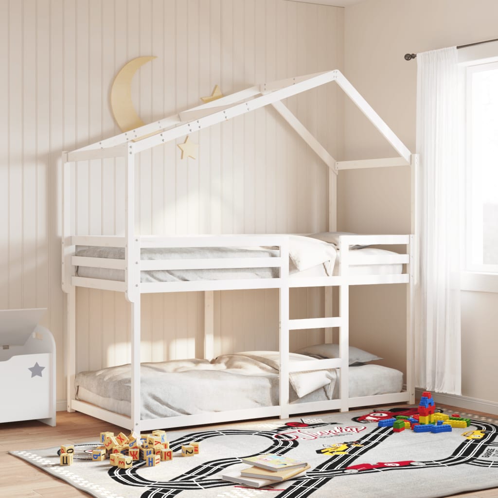 Letto A Castello Senza Materasso Legno Di Pino