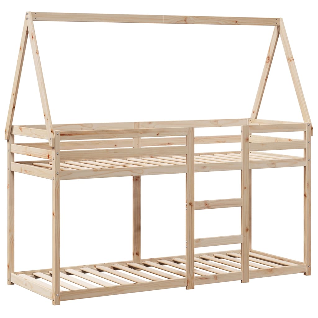 Letto A Castello Senza Materasso Legno Di Pino